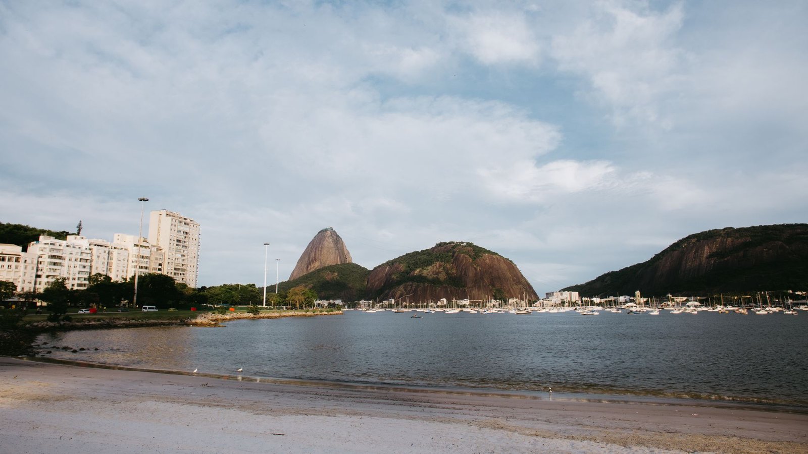 Botafogo Bay and Sugarloaf Mountain, a popular area for working remotely from Rio